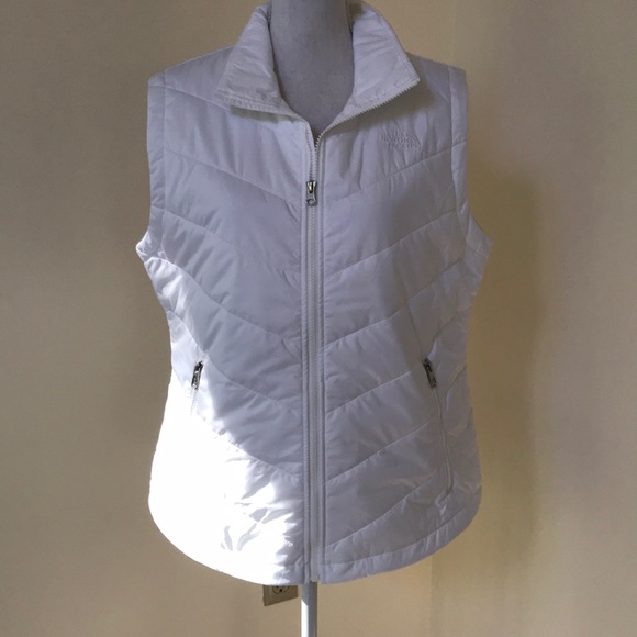 The North Face Jackets & Blazers - New! The North Face Large White Zippered vest
